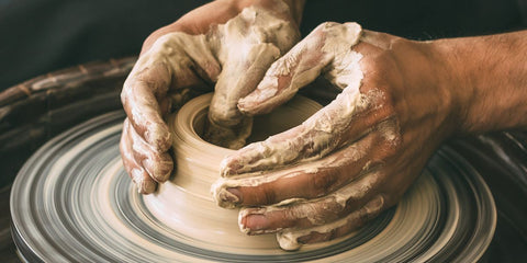 Handthrown pottery - Pinklay