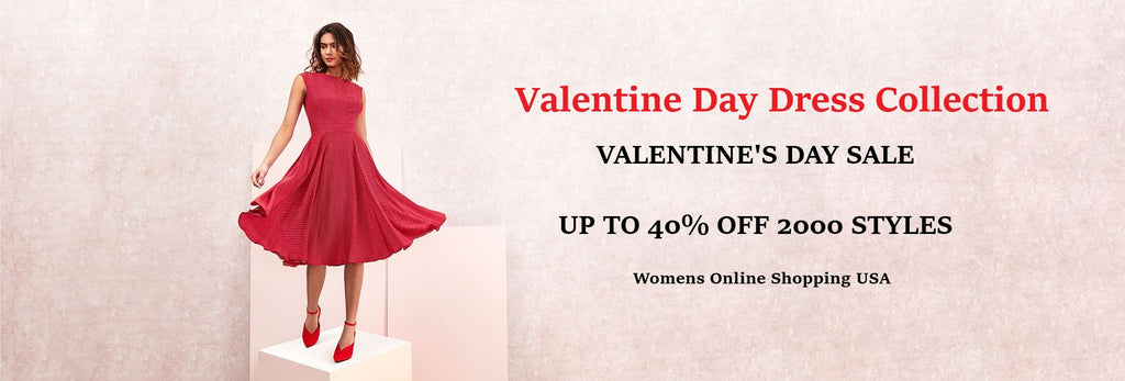 red valentine dress online