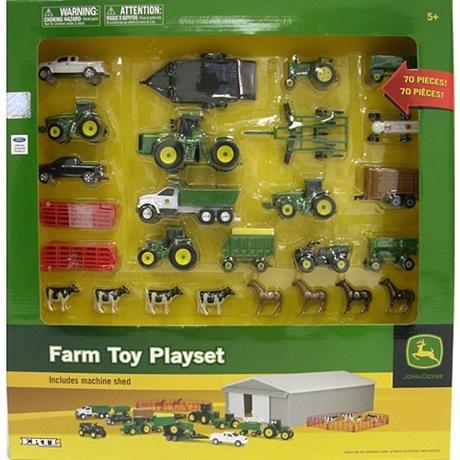 john deere farm toy playset 70 piece