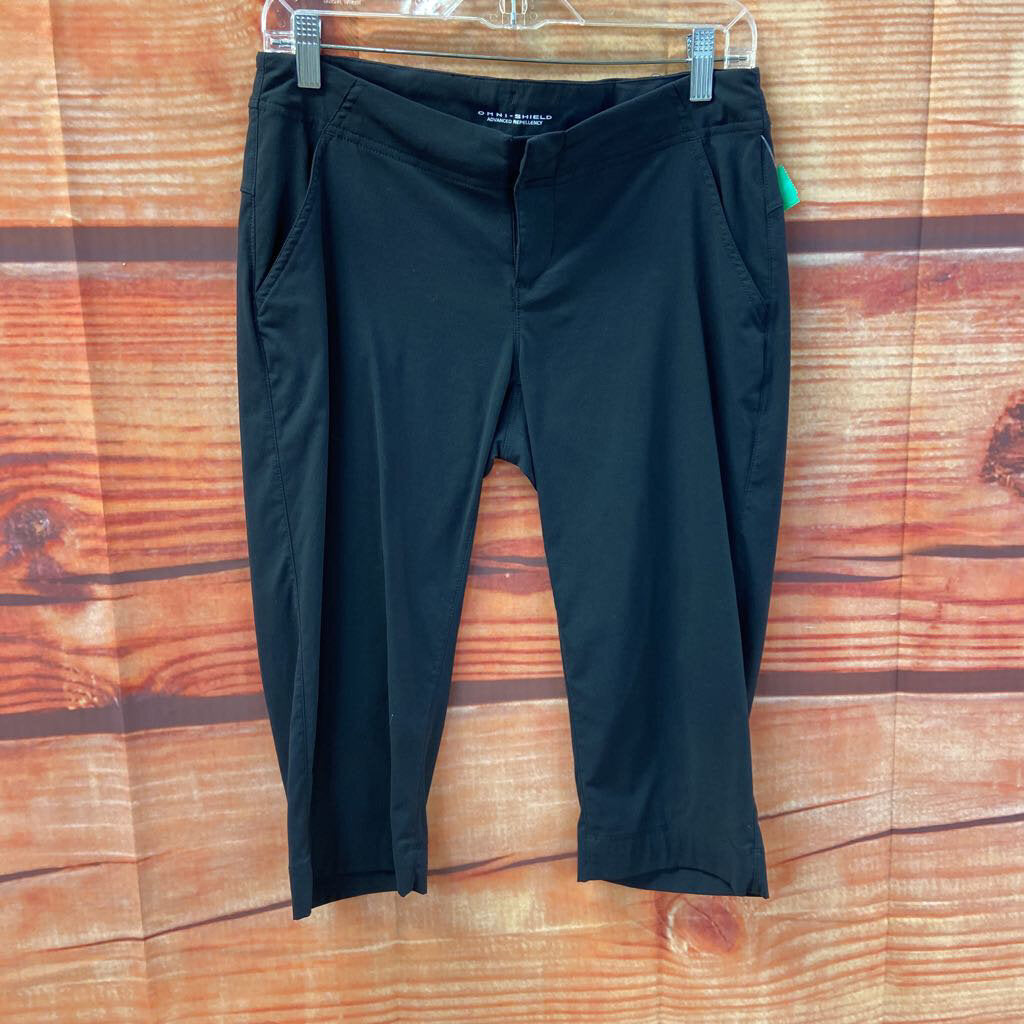 COLUMBIA OMNI SHIELD BLACK CAPRIS SIZE 4 TCC | eBay