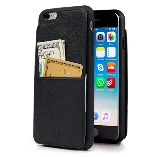 manipuleren Subsidie Verschrikkelijk Vaultskin ETON ARMOUR - Leather Wallet Case for iPhone 6 Plus