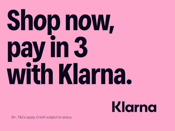 Shop now, pay in 3 with Klarna