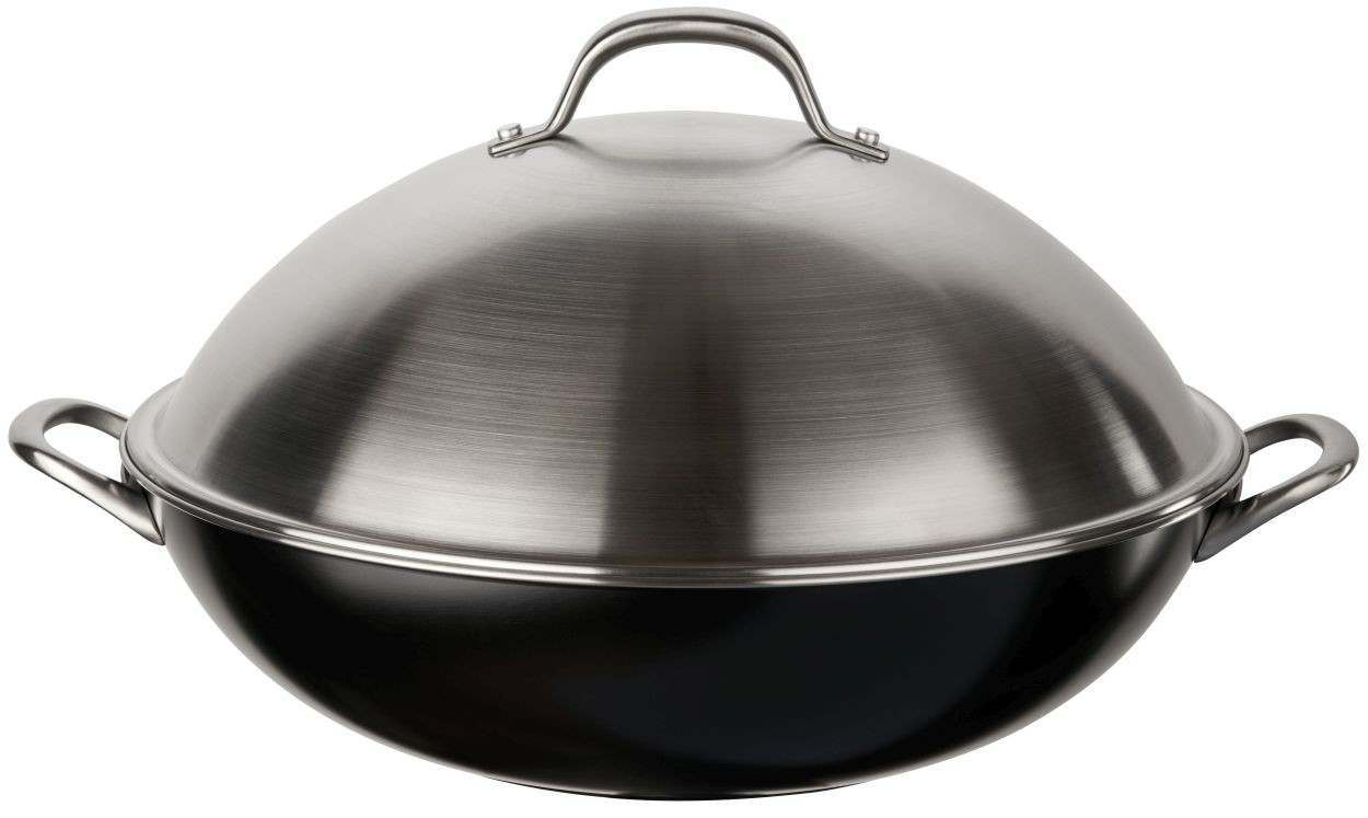 An image of Circulon Ultimum High Density Forged 36cm Wok - Cast Fittings