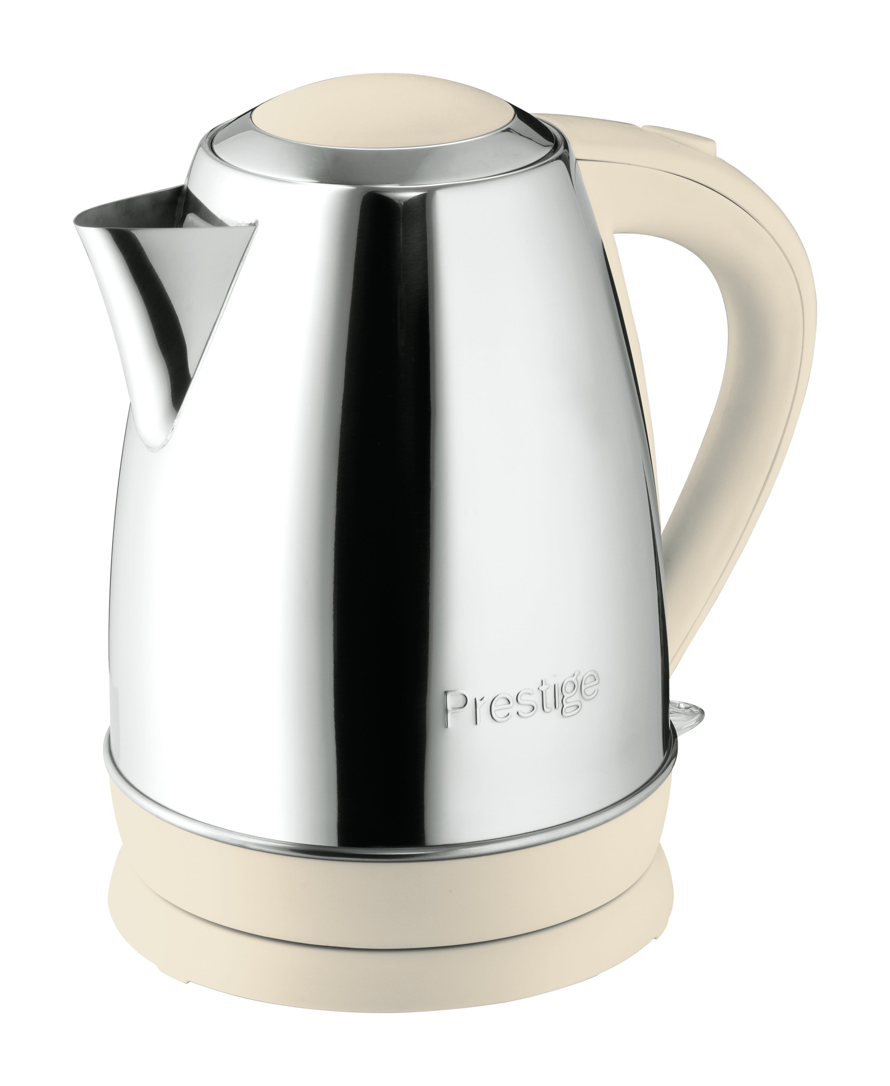 An image of Prestige Electric Kettle and Toaster Sets 2 Piece Set Stainless Steel Cream