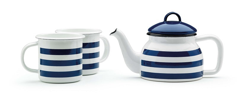 An image of Prestige Vintage Teapot and Mug Set - Red