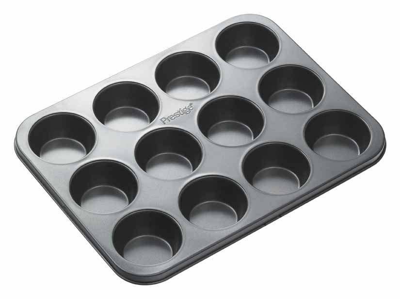 An image of Prestige Non-Stick 12 Cup Muffin Tin
