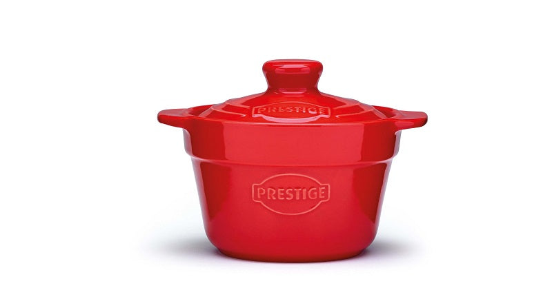 An image of Prestige Vintage Mini Casserole Dish - Red