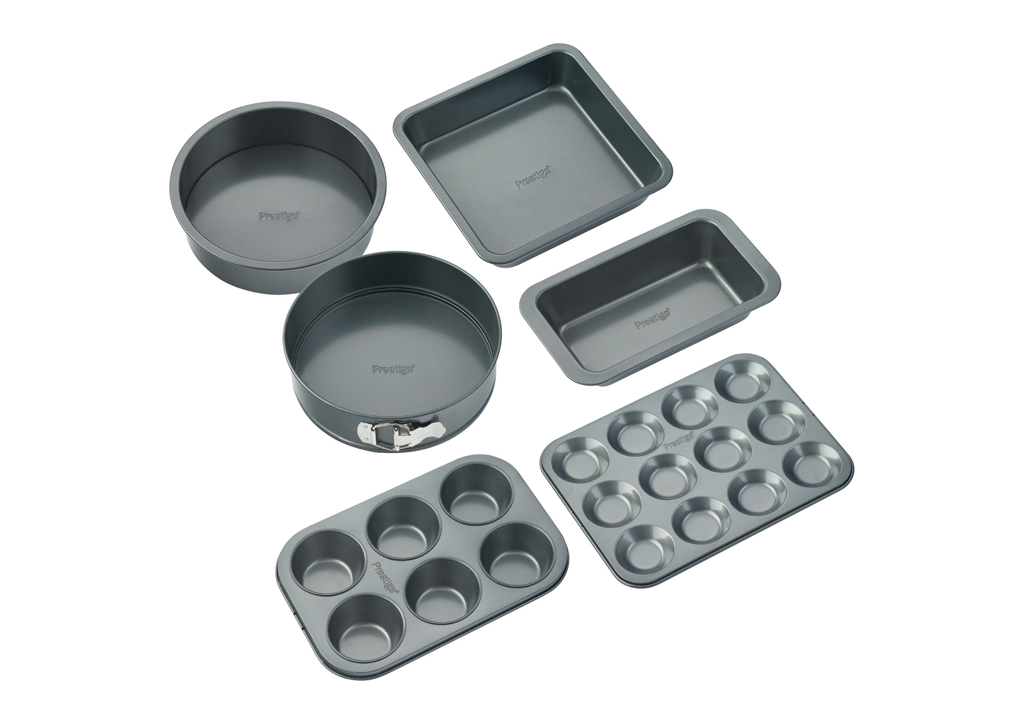 An image of Prestige Non Stick Baking Tray Set 6 Piece Oven Tray Set