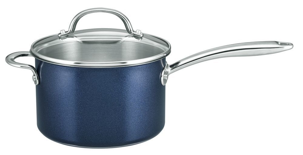 An image of Prestige OptiSteel 16cm Stainless Steel Saucepan 20cm