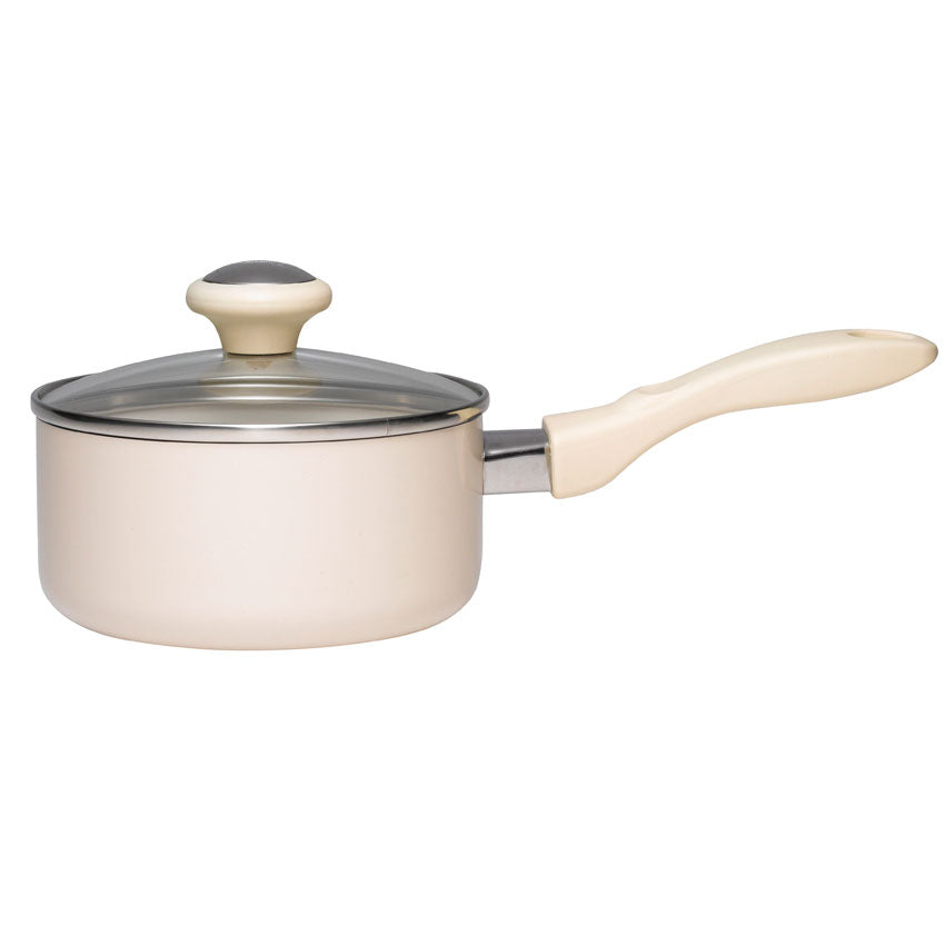 An image of Prestige Create Almond Saucepan | 16cm,18cm & 20cm | Non Stick Pans 18cm