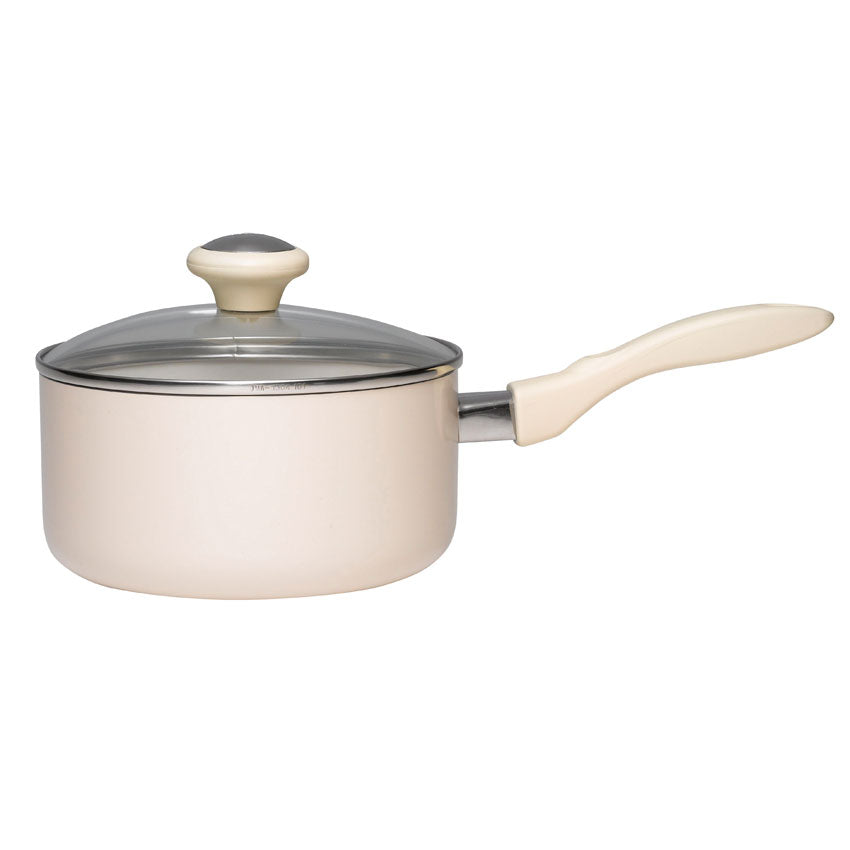 An image of Prestige Create Almond Saucepan | 16cm,18cm & 20cm | Non Stick Pans 20cm