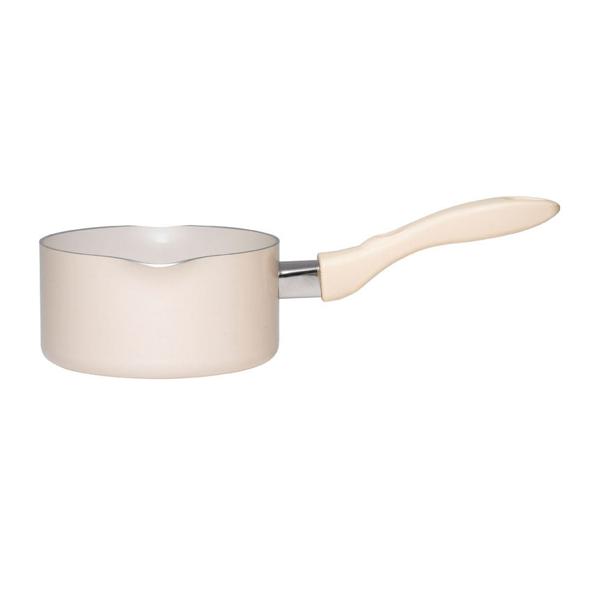 An image of Prestige Create Almond 14cm Milkpan