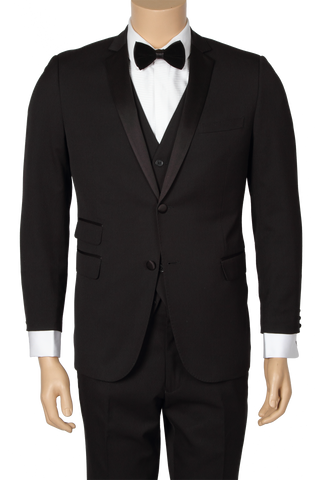 Slim Black 2 or 3 Piece Dinner Suit | Opal Formalwear