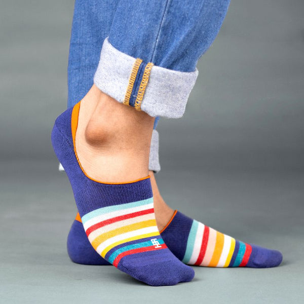 Buy XJARVIS Combed Cotton Non-Slip No Show Low Cut Loafer Socks With Anti  Slip Silicon Grip for Men's & Women's Pack of 3 Pairs (Multicolor; Free  Size) Online at Best Prices in