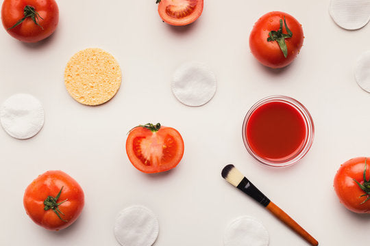 Tomato skincare