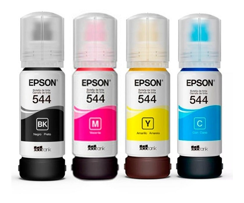 Botella De Tinta Epson T544 Negro 1298