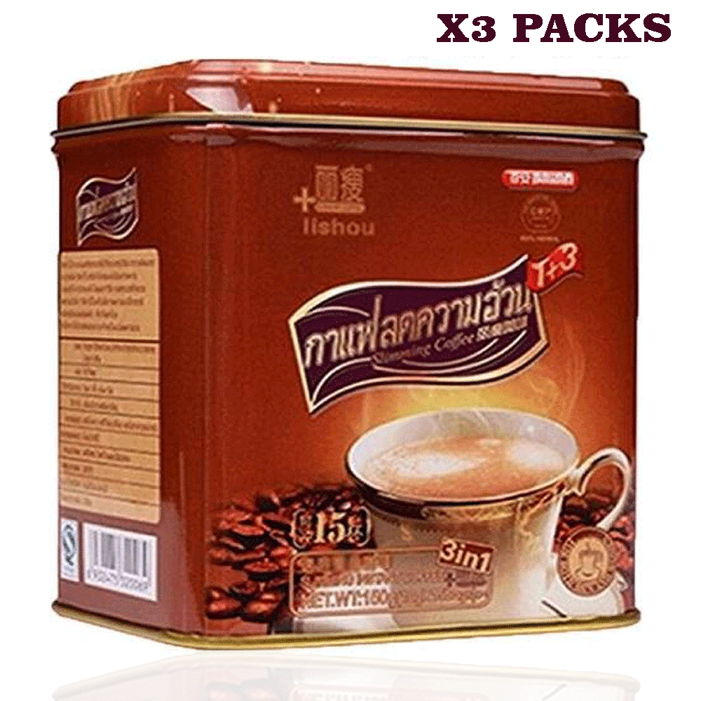 Lishou Slimming Coffee (3 Packs) - Thaimegastore