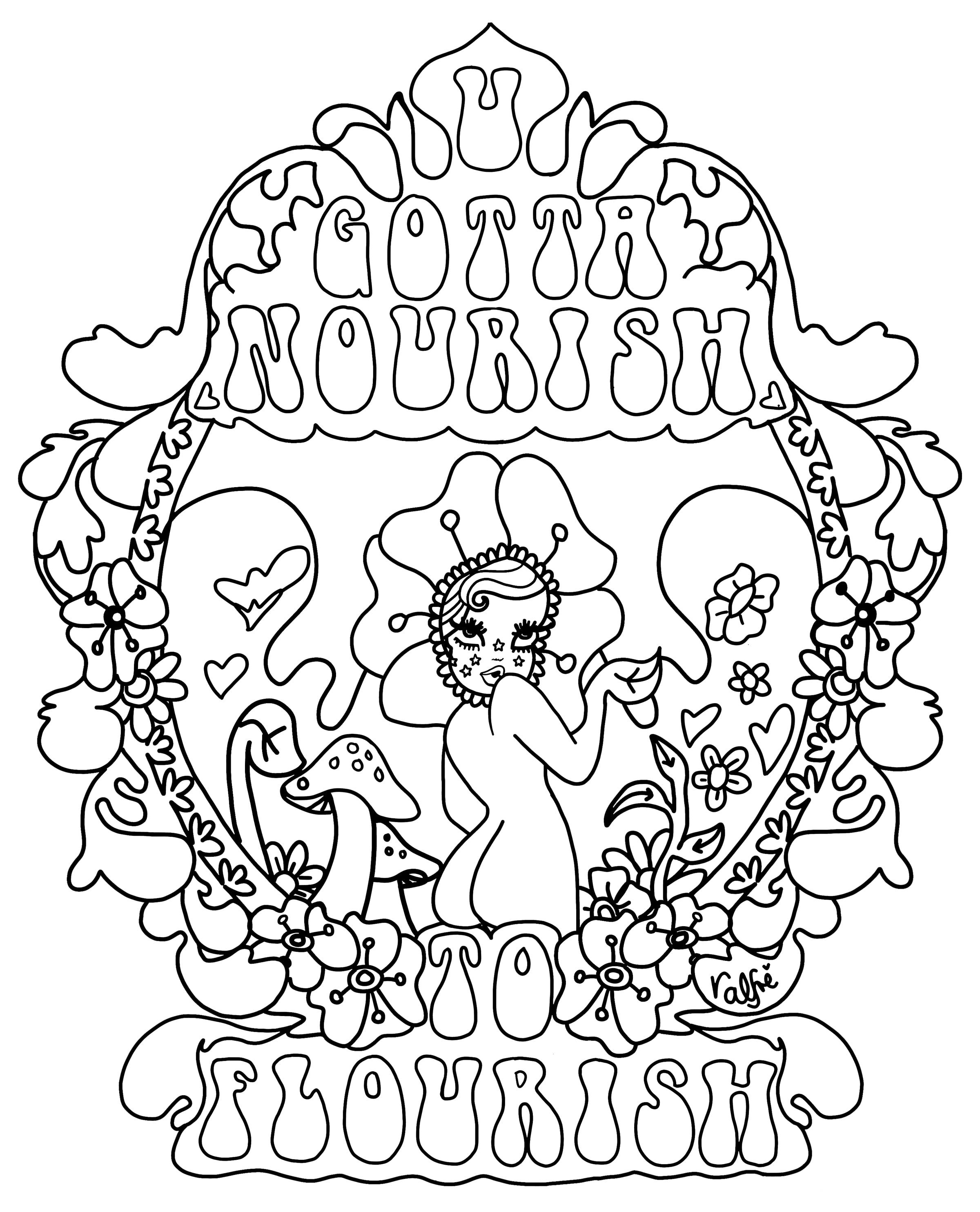 19 Weed Coloring Pages For Adults - Printable Coloring Pages