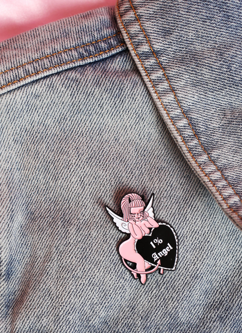 1% Angel Pin