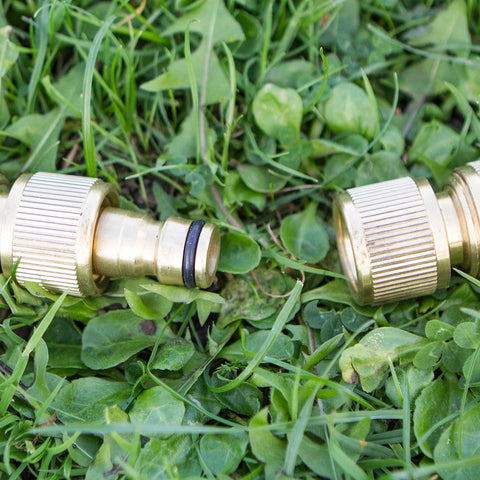 Brass Water Stop Hose Connector — Two Wests & Elliott Ltd