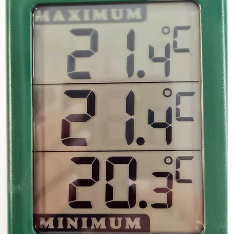 Digital Max Min Greenhouse Thermometer Classic Design Max Min Thermometer  for Use in The Garden Greenhouse or Home Easily Wall Mounted Greenhouse