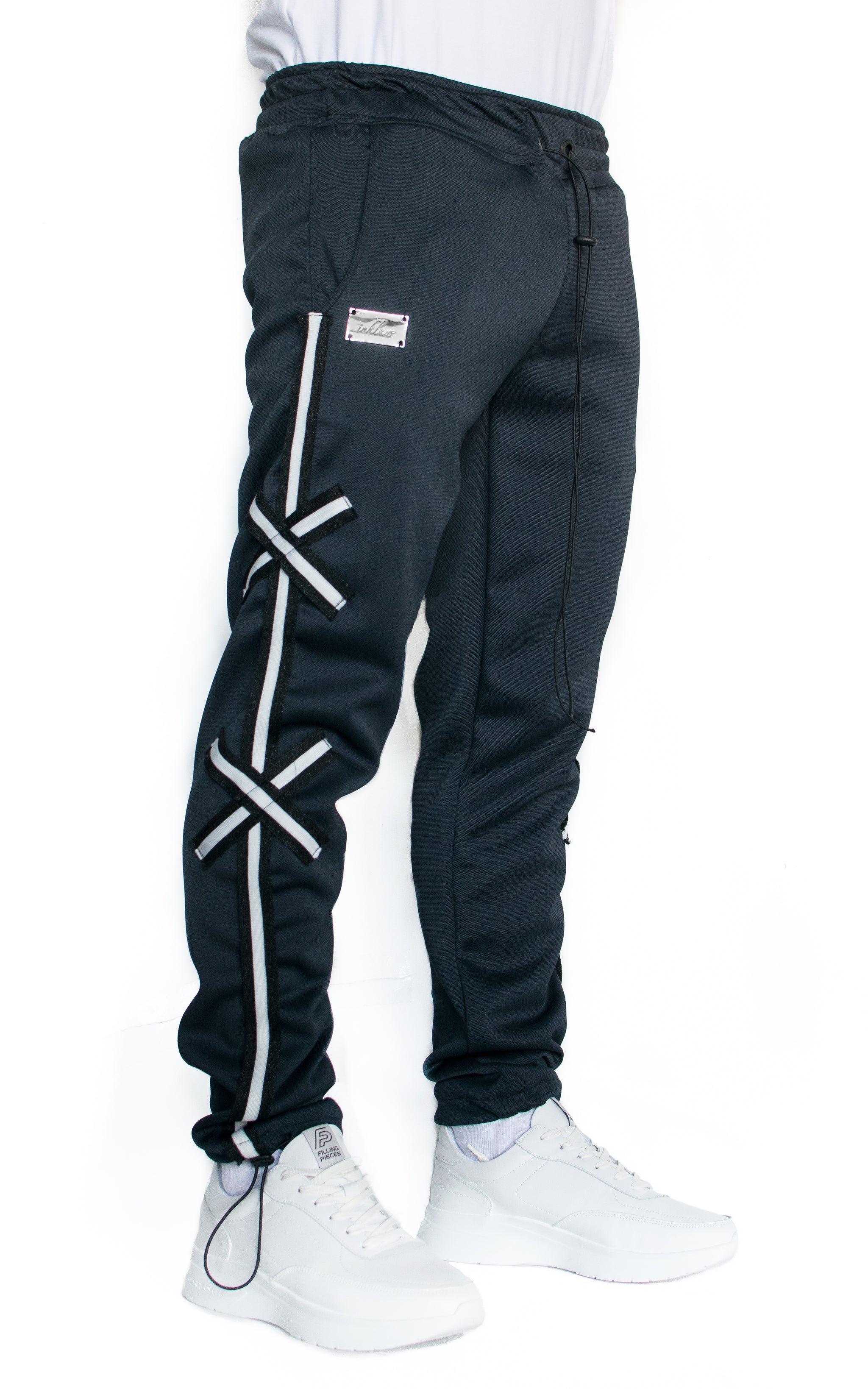 two stripe track pants