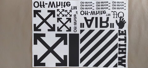 OFF WHITE x LV Iron-on Decal (heat transfer) – Customeazy