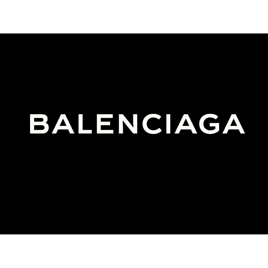 Balenciaga Logo Iron-on Sticker (heat transfer) – customeazy