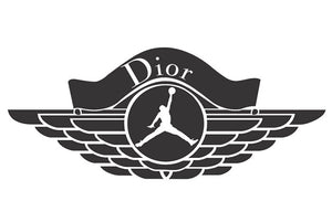 Jordan x Dior Collab Logo Iron-on 