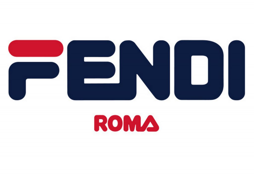 Fendi x Fila Collab Logo Sticker Iron 