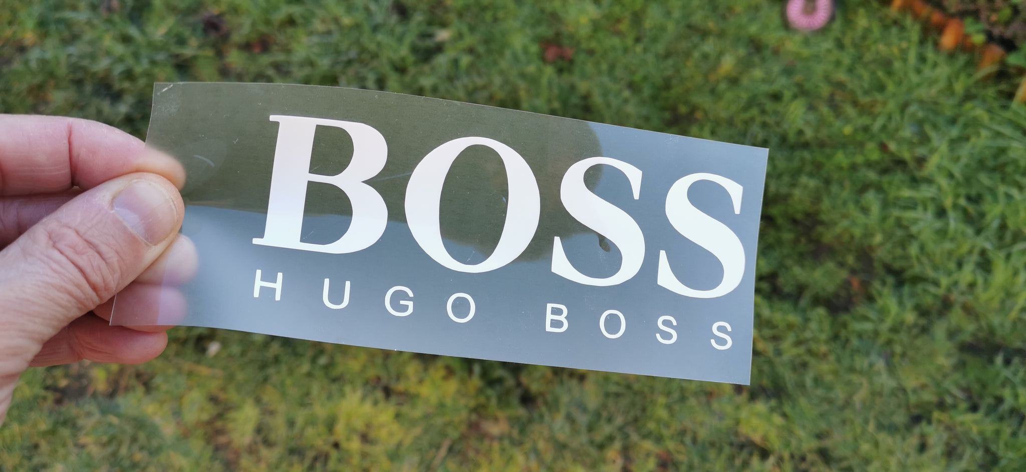 Hugo Boss Logo Iron-on Sticker – customeazy