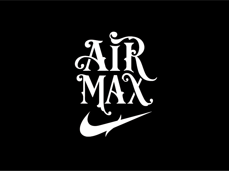 Nike Air Max Brand Logo Iron-on Decal (heat transfer) –