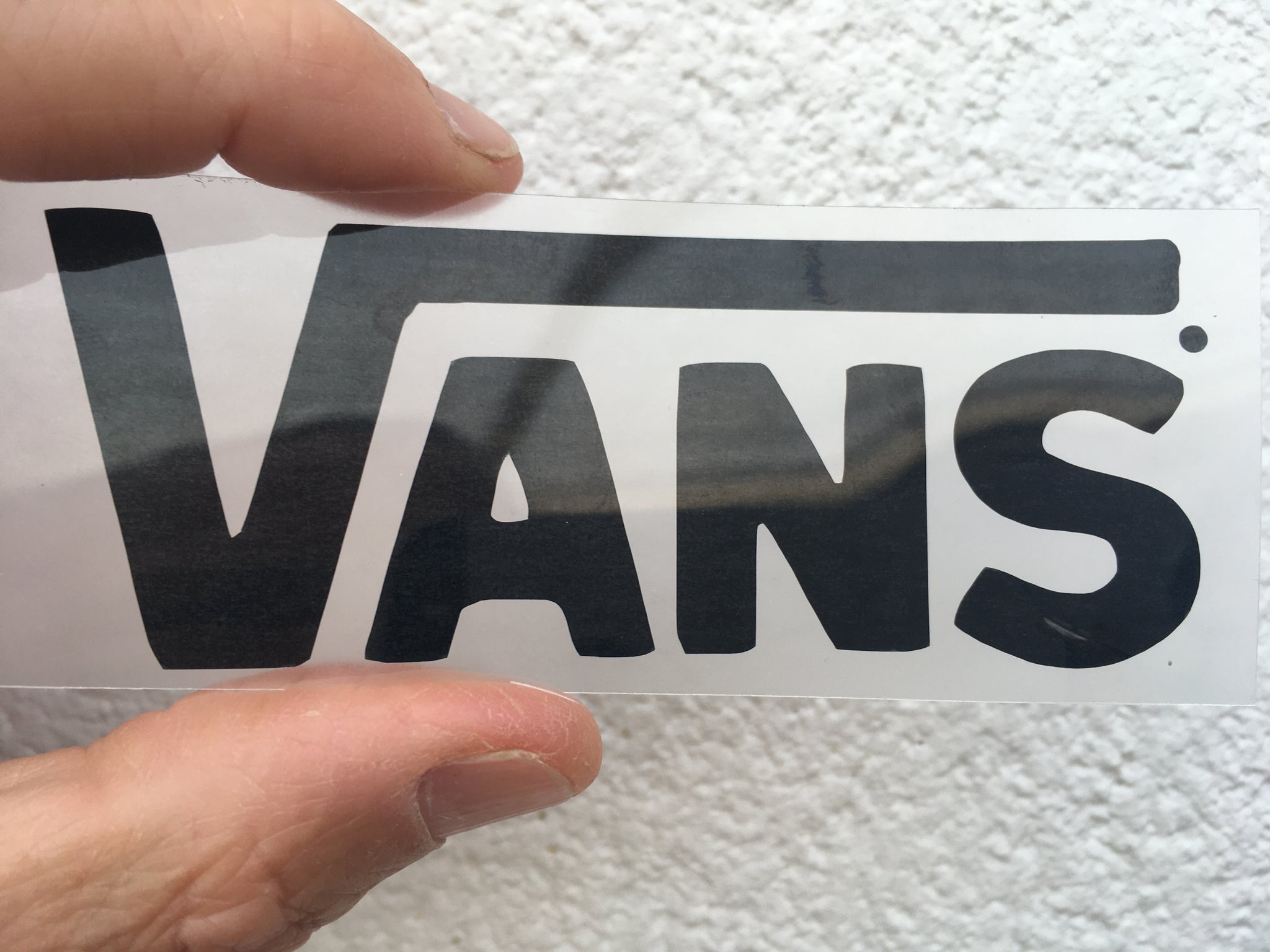 Vans logo Iron-on (heat – customeazy