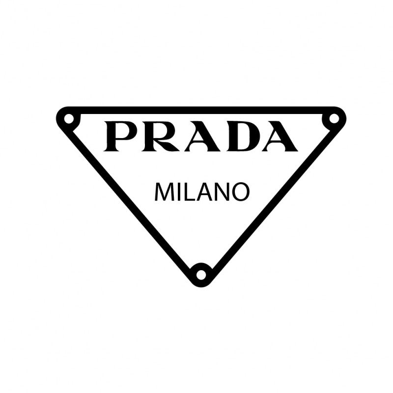 Prada Milano Tirangle Logo Iron-on Sticker (heat transfer) – Customeazy
