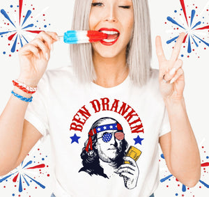 Ben Drankin Shirt - Funny Fourth of July Shirts - TheDaveyBoutique
