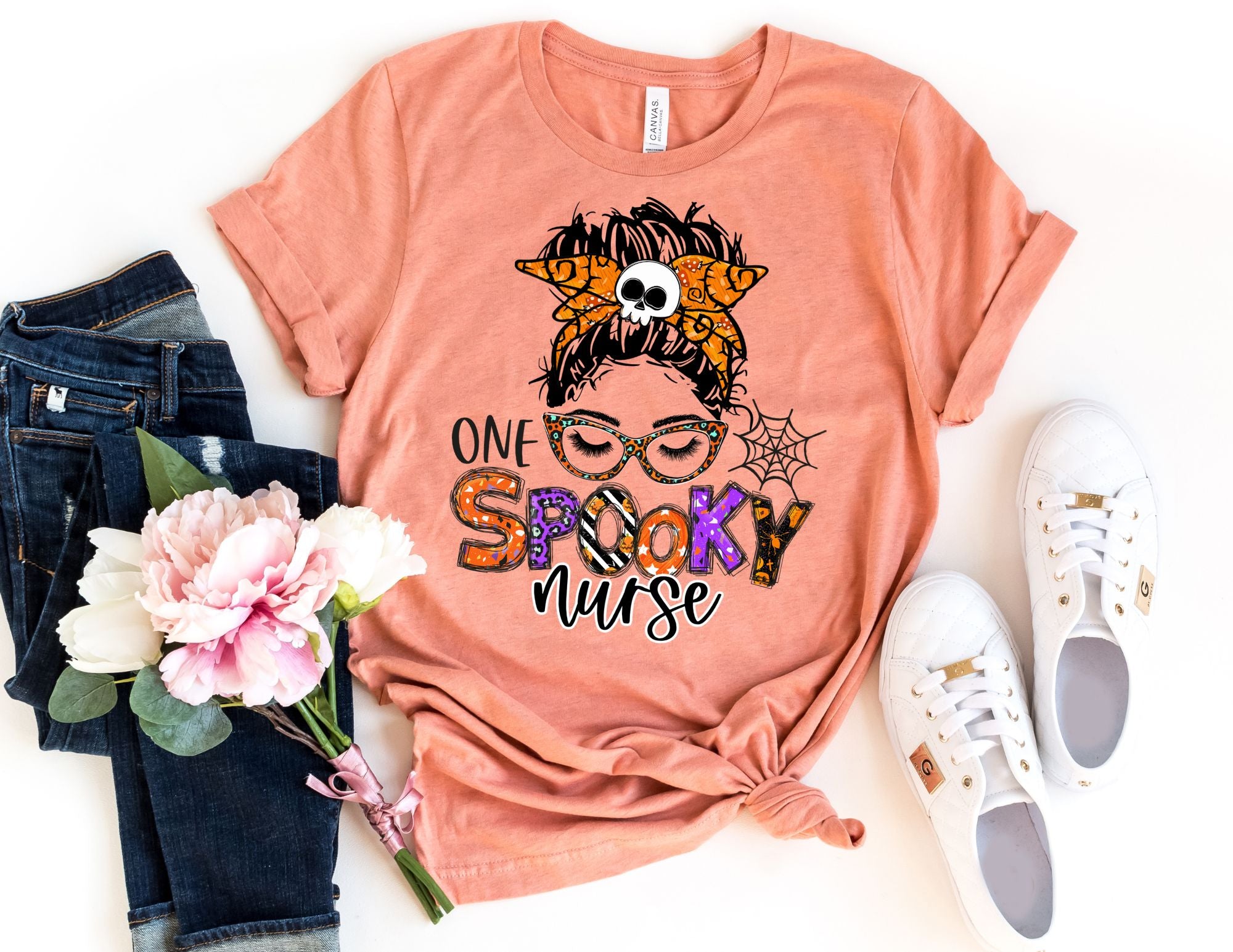 One Spooky Nurse Shirt - Halloween Nurse Shirt