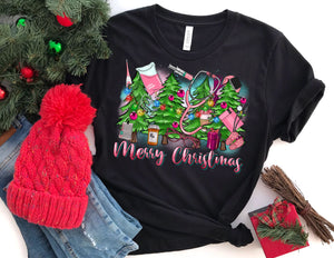 Nurse Merry Christmas Shirt - Christmas Nurse Shirt - TheDaveyBoutique
