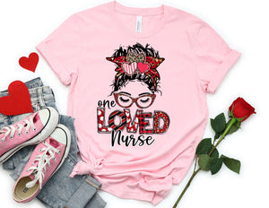 One Loved Nurse Shirt - Valentine Nurse Shirt - TheDaveyBoutique