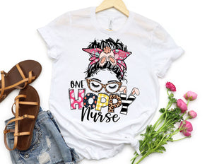 One Hoppy Nurse Shirt - Easter Nurse Shirt - TheDaveyBoutique