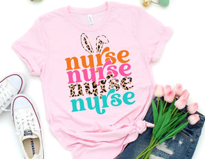 Nurse Bunny Shirt - Nurse Easter Shirt - TheDaveyBoutique