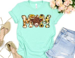 Mom Highland Cow Shirt - Mom Shirt - TheDaveyBoutique