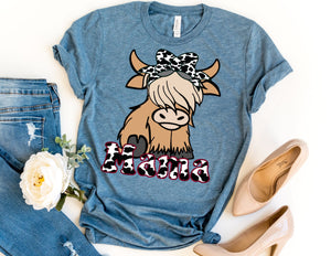Highland Cow Mama Shirt - Mom Shirt - TheDaveyBoutique