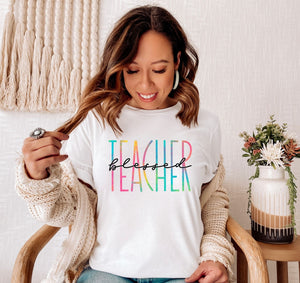 Blessed Teacher Shirt - Teacher Shirt - TheDaveyBoutique