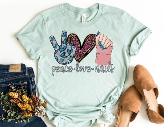 Peace Love Gym Shirt - Workout Shirt – TheDaveyBoutique