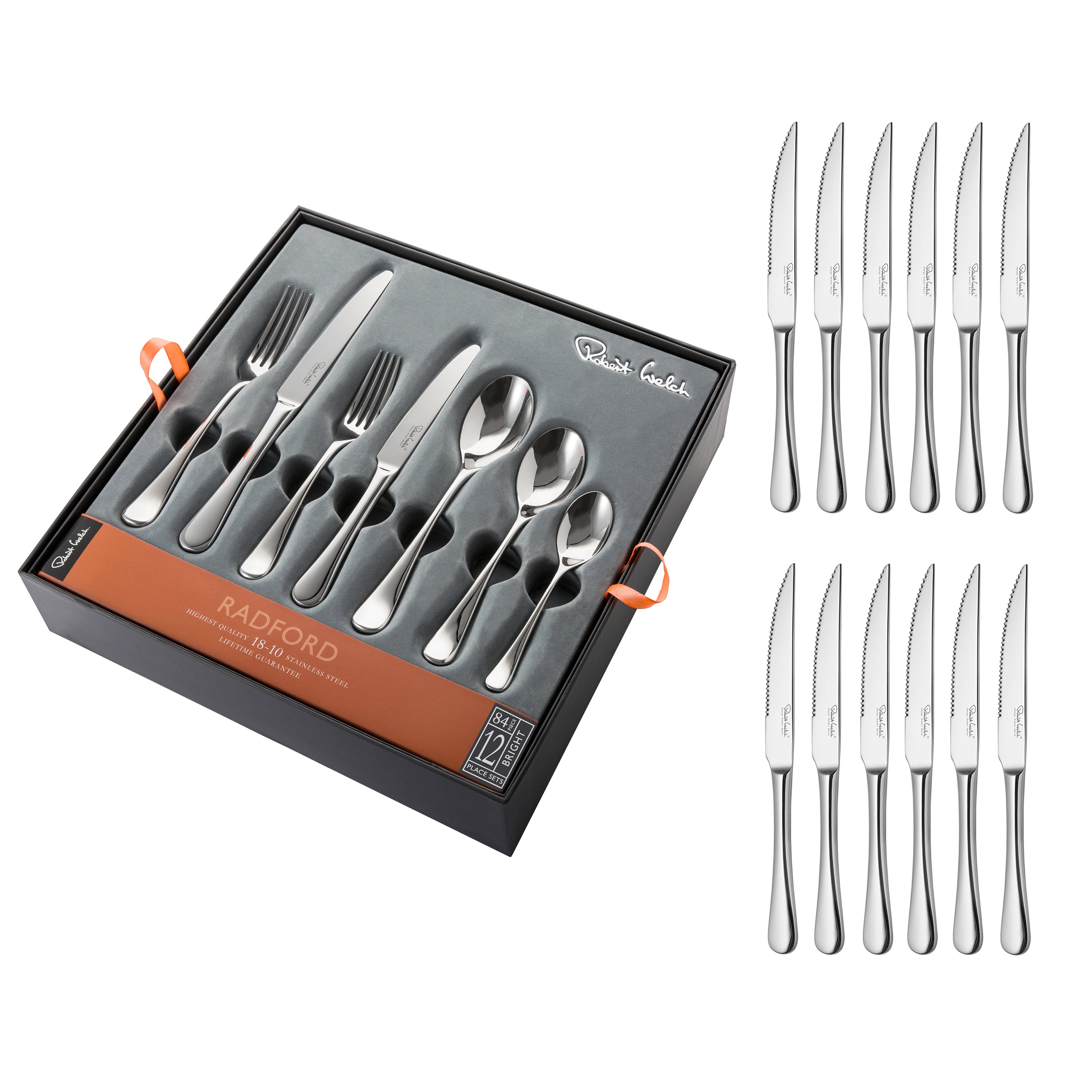 Rosewill 18 Piece Stainless Steel Professional Cutlery Kitchen
