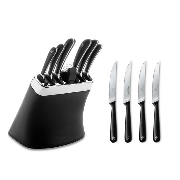 knife block with sharpener