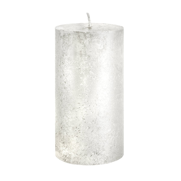 white pillar candles