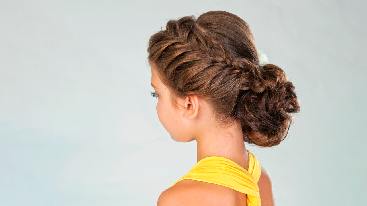 Penteado infantil, Penteado passo a passo com liguinha de silicone 