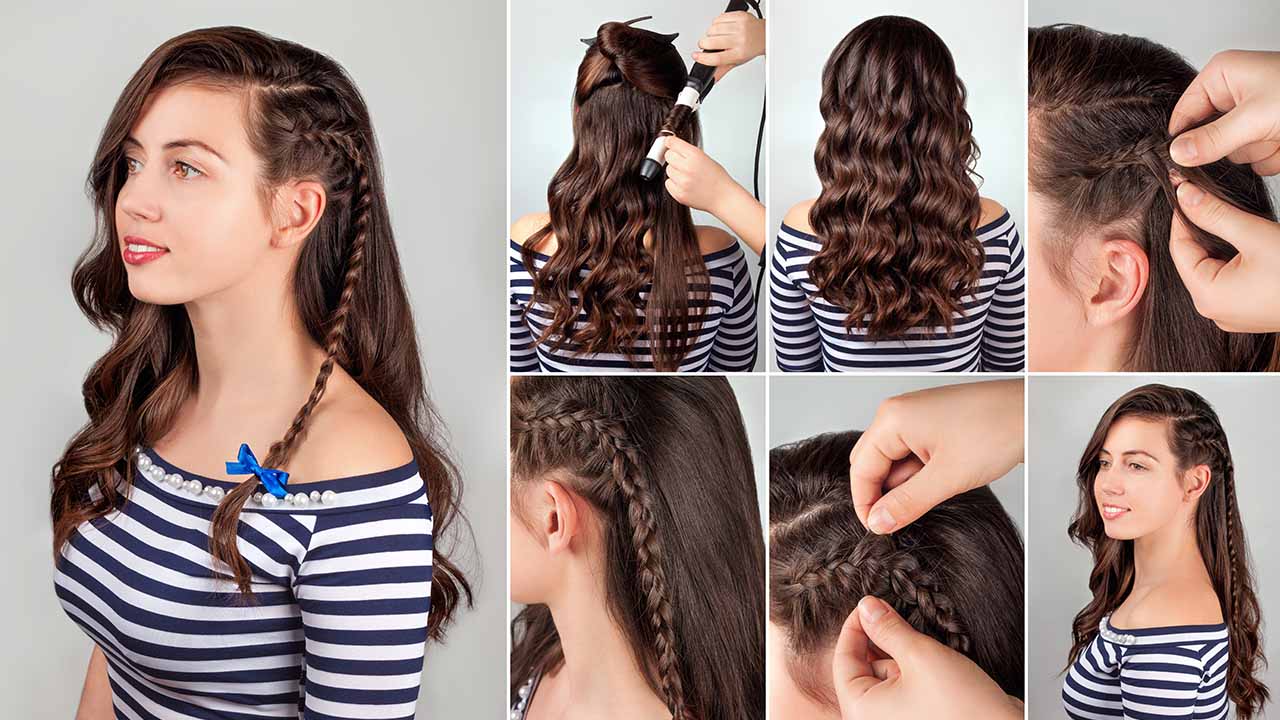 Penteado Infantil Lateral com Elásticos e Trança Bolha, Side Hairstyle  with Elastics and Bubble Braid, Penteado Lateral com Elásticos e Trança  Bolha.🥰 Easy Hairstyle with Elastics and Bubble Braid.🥰