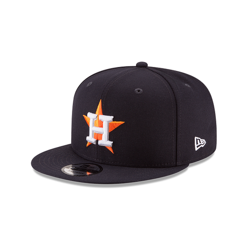 Houston Astros New Era Retro Title 9FIFTY Snapback Hat - White/Navy